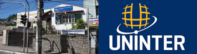 2017  Atualmente, a Uninter Florianópolis conta com quase 500 Polos de Apoio em todo o Brasil, que atendem mais de 180 mil alunos. Oferece cursos nota 4 e 5(máxima) no MEC tanto na modalidade presencial quanto a distância e, com muito orgulho, está entre os maiores grupos de educação do país.  2012  Com a fusão de FACINTER e FATEC se torna o Centro Universitário Internacional UNINTER. Com o título de Centro Universitário ganhamos mais autonomia do MEC para o lançamento de cursos e amplia a atuação no cenário nacional.  2008  Lança a Solução Educacional UNINTER, que conta com material didático completo para todo o ensino básico e fundamental e tem qualidade reconhecida pelo Prêmio Jabuti, principal da literatura brasileira.  2006  Lança uma editora própria, a Intersaberes. Hoje, com 10 anos de atuação, já publicou mais de 500 livros voltados para o público acadêmico e utilizados em todo o país.  2004  Inicia a oferta de cursos tecnológicos com a criação da Faculdade de Tecnologia Internacional (FATEC Internacional).  2003  Sonhando em levar a educação ainda mais longe lança os primeiros cursos a distância.  2000  Cria a Faculdade Internacional de Curitiba (FACINTER) para iniciar a oferta de cursos de graduação.  1996  Nasce como Instituto Brasileiro de Po´s-Graduac¸a~o e Extensa~o (IBPEX), fundado pelo professor Wilson Picler para ofertar cursos de po´s-graduac¸a~o presencial para professores do ensino ba´sico em Curitiba.  1000 Polos de Apoio Presencial espalhados por mais de 700 cidades em todos os estados brasileiros. Cursos nas modalidades presencial, semipresencial e a distância.  Serviço de Inclusão e Atendimento aos Alunos com Necessidades Educacionais Especiais (SIANEE).  MISSÃO  Desenvolver e transformar pessoas por meio da educação.  VISÃO  Ser reconhecida como organização de excelência para estudar, trabalhar e investir.  VALORES  Respeito às pessoas; Integridade; Responsabilidade; Excelência. Infraestrutura  Com laboratórios de informática e práticas profissionais, amplos estúdios para a produção das aulas do ensino a distância, salas de aulas equipadas com sistema audiovisual, bibliotecas física e digital e, ainda, acompanhamento exclusivo aos alunos com necessidades educacionais especiais, nossa infraestrutura de ponta surpreende e é importantíssima para garantir ensino de qualidade reconhecida em qualquer parte do país.  O suporte logístico também é referência no Brasil. Os materiais didáticos dos alunos são produzidos em Curitiba com o que há de melhor em tecnologia gráfica e audiovisual e distribuídos para mais de 700 cidades.  <h2>Uninter Florianópolis EAD</h2>  A Educação a Distância (EAD) é a modalidade de ensino ideal para quem quer estudar e busca flexibilidade de horário. Com aulas on-line, professores especialistas e qualidade de ensino comprovada e atestada pelo Ministério da Educação (MEC), o Centro Universitário Internacional Uninter é a instituição de ensino a distância do Brasil recredenciada com nota máxima pelo MEC.  <h3>Uninter Florianópolis Cursos</h3>  A Uninter Florianópolis oferece os cursos de:  Educação A Distância  Graduação Pós-Graduação Eja Ensino Médio Pré-Enem   Educação Presencial  Graduação Pós-Graduação Mestrado   Educação Semipresencial  Graduação Pós-Graduação  <h3>Uninter Florianópolis Formas de Ingresso</h3>  O processo seletivo é composto por dois tipos provas:  Discursiva (redação)  O candidato deverá produzir um texto em língua portuguesa padrão com, no mínimo 15 e no máximo 20 linhas. Serão sugeridos dois temas para o desenvolvimento da redação. O candidato deverá selecionar somente um deles para redigir um texto em que expresse sua posição em relação ao problema proposto.  Objetiva de múltipla escolha (matemática) Contém 10 questões de matemática, incluindo o raciocínio lógico-matemático, com quatro alternativas e apenas uma resposta correta.  Prova Discursiva + Objetiva somente para os cursos da ESPU - Escola Superior Politécnica:  Tecnologia em Análise e Desenvolvimento de Sistemas; Tecnologia em Gestão da Tecnologia da Informação; Bacharelado em Engenharia da Produção; Bacharelado em Engenharia Elétrica; Bacharelado em Engenharia da Computação.  Observar no Edital vigente a oferta do Curso na modalidade escolhida.  <h3>Uninter Florianópolis Trabalhe Conosco</h3>  Para aqueles que almejam <u>trabalhar</u> em uma empresa que preza por realizar serviços da mais alta qualidade, e que zela por seus colaboradores e profissionalismo sempre, estes profissionais devem <u>trabalhar</u> na Uninter Florianópolis, acesse o site para enviar seu <u>currículo</u>.  <h3>Horário de Funcionamento Uninter Florianópolis</h3> <ul>  	<li>Segunda a sexta das 10h ás 22h</li>		 </ul> <h3>Onde Fica, Endereço e Telefone Uninter Florianópolis</h3> <ul>  	<li><b>Polo Centro: </b>R. Adolfo Melo, 43 - Centro - Tel.: (48) 3225-3061</li> 	<li><b>Estreito: </b>Av. Marinheiro Max Schramm, 3835 - 1 - Jardim Atlântico - Tel.: (48) 3371-9005</li> 	<li><b>Ingleses: </b>Rod. Armando Calil Bulos, 6288 - 02 - Ingleses - Tel.: (48) 3369-9768</li> 		 </ul> <h4>Outras informações e site</h4> <ul>  	<li>Mais informações: <a href="https://www.uninter.com/"target="_blank" rel="noopener noreferrer">www.uninter.com</a></li> </ul> <h4>Mapa de localização Polo Centro</h4>  Please specify a valid type of media file you wish to pop up in lightbox