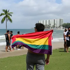 homem espancado Florianópolis