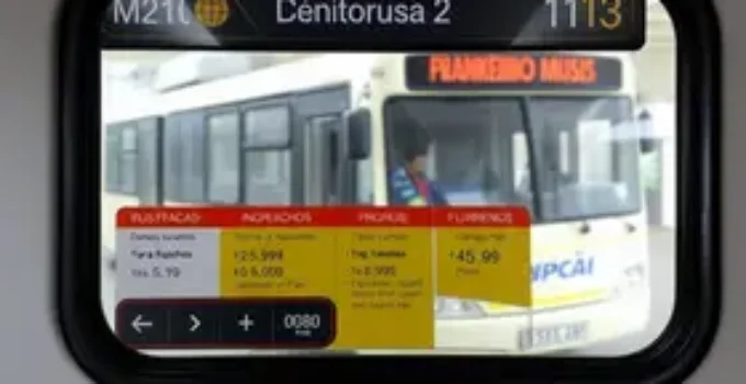 passagem de ônibus na Grande Florianópolis