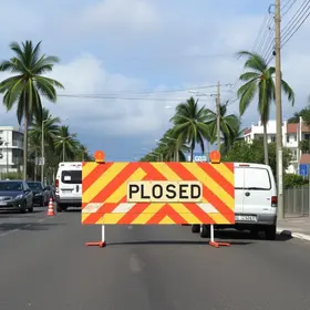 bloqueio no Contorno de Florianópolis