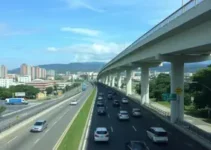 Florianópolis viaduto congestionamentos