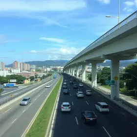 Florianópolis viaduto congestionamentos