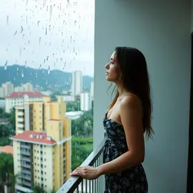 mulher cai do 4º andar