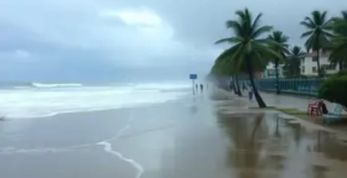 chuva intensa em Florianópolis