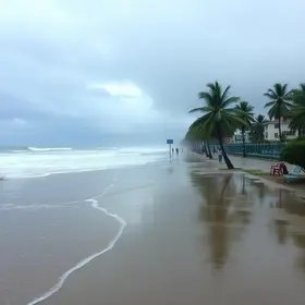 chuva intensa em Florianópolis