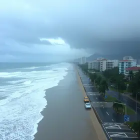 Florianópolis em alerta para temporais