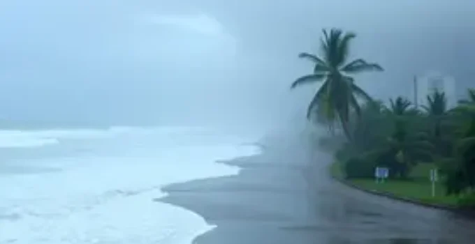 Frente fria ciclone temporais Florianópolis