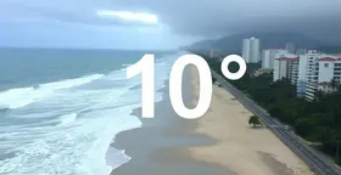 frente fria Florianópolis