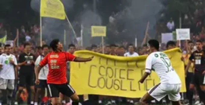 manifestação em Florianópolis