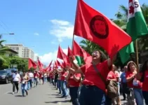 ato de apoio a Lula