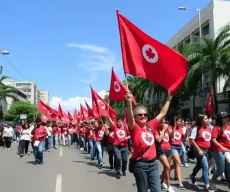 passeata Lula Florianópolis