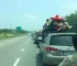 carro flagrado com crianças